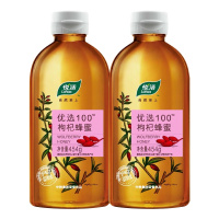 [中粮我买网] 悦活 优选100枸杞蜂蜜454g*2