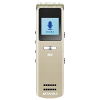山水（SANSUI）录音笔 H-602 8G 会议采访微型专业高清降噪 便携智能录音 MP3播放器 金色