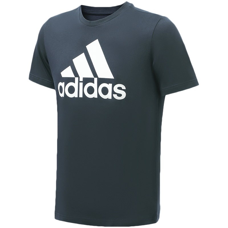【自营】阿迪达斯男服短袖T恤圆领健身跑步训练休闲运动服GK9122