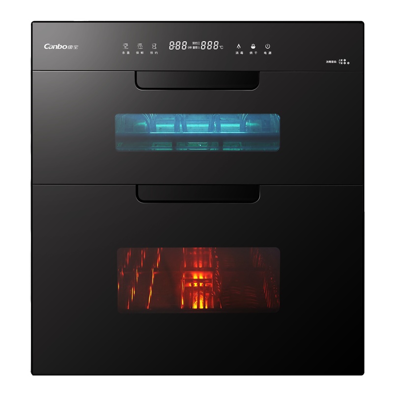 康宝（canbo）ZTP108E-11EL消毒柜 90L大容量家用餐具厨房嵌入式消毒柜