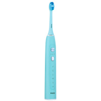 海尔(Haier)电动牙刷HT31-5125风尚蓝电动牙刷男女成人无线充电式情侣软毛牙刷声波全自动