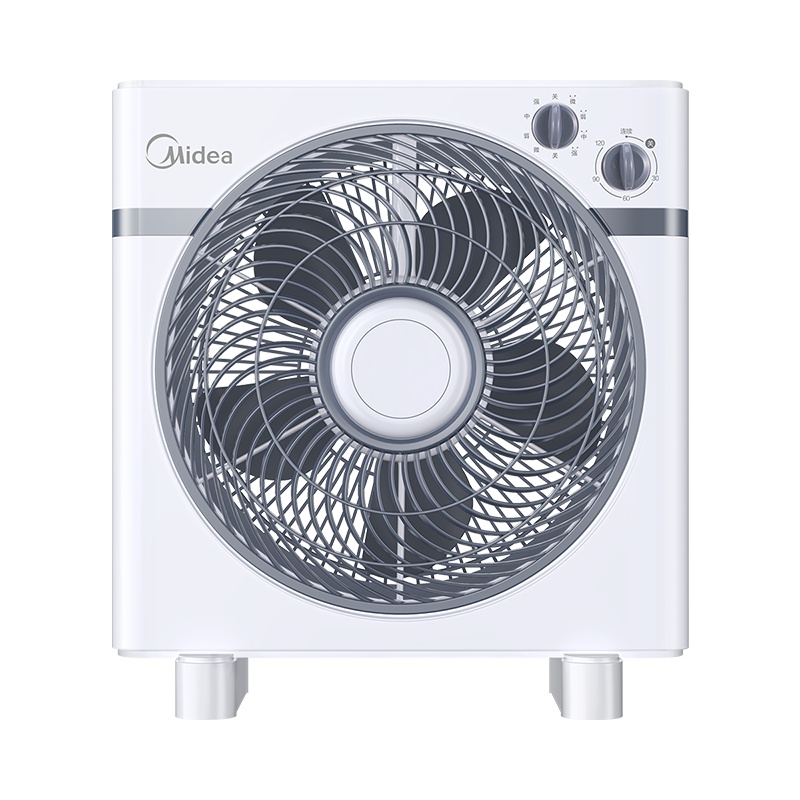 美的风扇(Midea)台式转页扇电风扇鸿运扇台式学生宿舍家用转页扇落地扇 KYT25-15AW