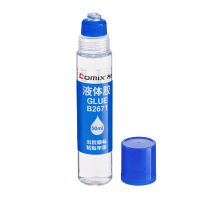 齐心(COMIX)B2671液体胶水50ml .24个装财务办公用品学生手工粘贴票据
