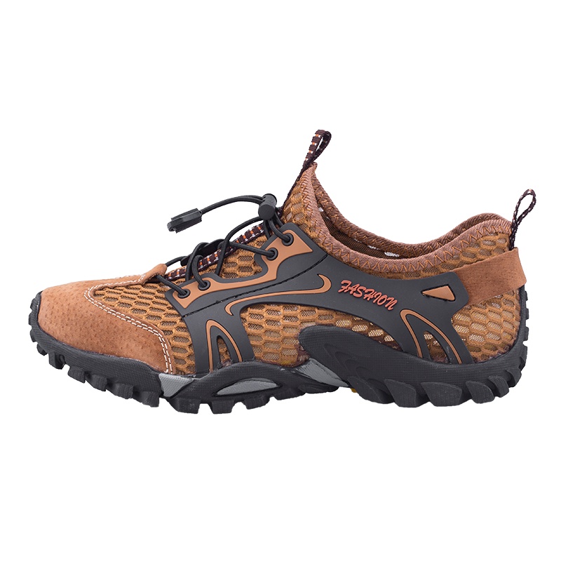 YIBULUOTUO两栖溯溪鞋男凉鞋涉水户外徒步登山鞋速干耐磨防滑网面鞋中老年爸爸鞋