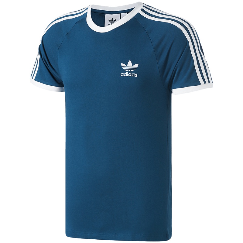 Adidas阿迪达斯三叶草男装跑步训练休闲圆领短袖T恤DV1564