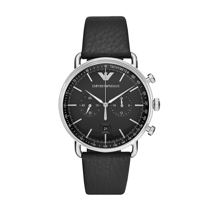 Armani阿玛尼手表 潮流时尚皮质表带 男士手表 生日礼物 送男友AR11143