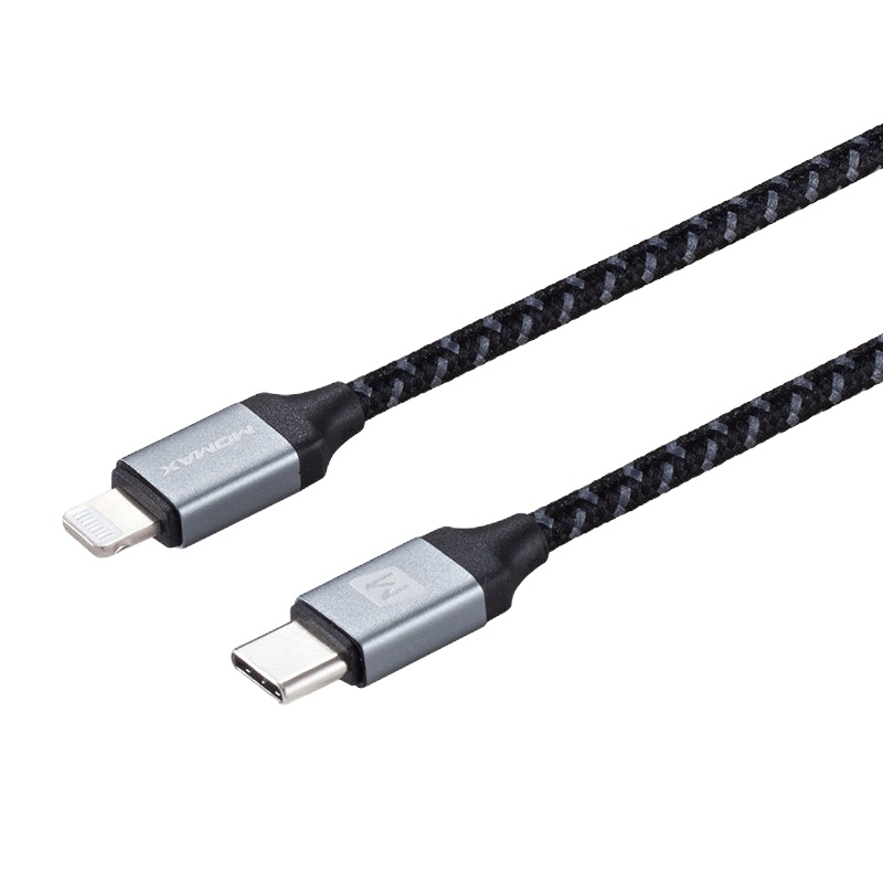摩米士 DL39 苹果MFi认证PD快充USB-C数据线Type-CtoLightning充电器线1.2米 灰 单位:根
