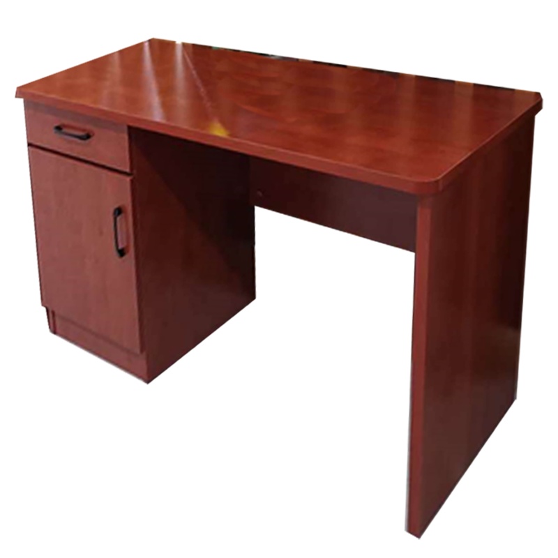 刘利博-办公桌椅 实木油漆网布弓形椅套装