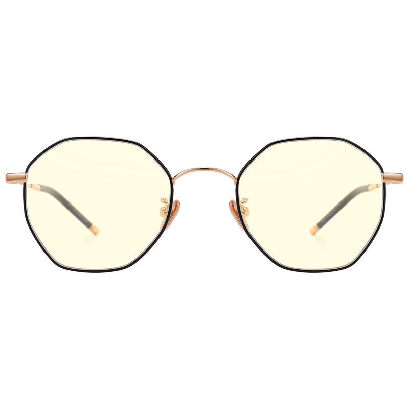 帕森(PARZIN)防蓝光眼镜架 女士 宋祖儿明星同款金属多边形电脑护目眼镜框 15738L