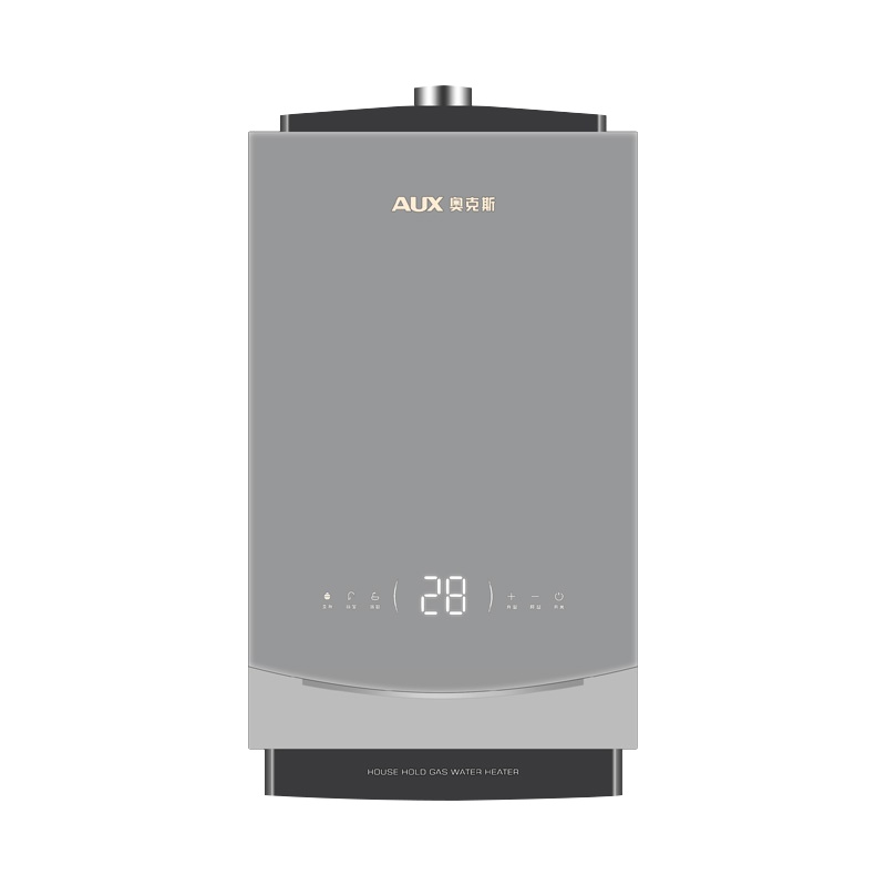 奥克斯(AUX)燃气热水器JSQ25-DA52L即热式家用零冷水13升天然气智能变频恒温强排式速热低压启动