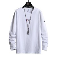 白渠2021新款男士夏季t恤学生休闲宽松百搭上衣服韩版潮流圆领T恤男装HL.3129