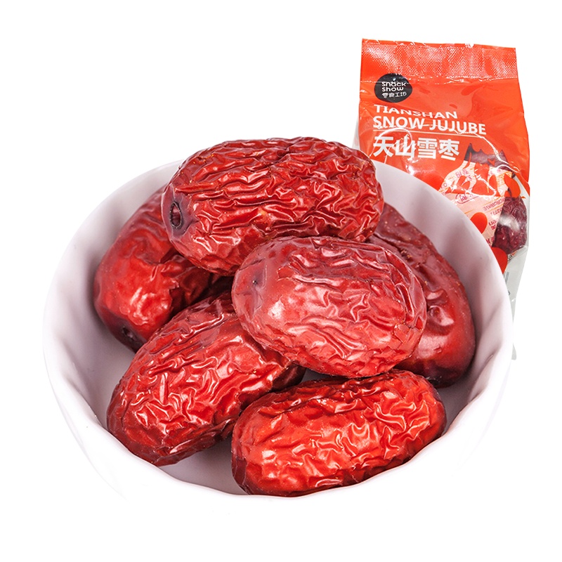 零食工坊（snack show）枣天山雪枣100g 原味坚果休闲零食枣子袋装