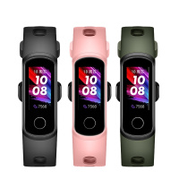 荣耀手环5i智能蓝牙心率监测运动跑步多功能计步器血氧检测防水手表4彩屏手机3pro通用正品