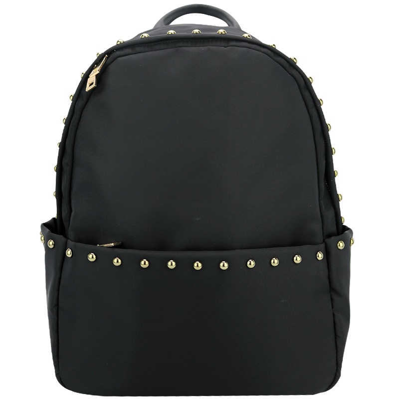 晨熹微 休闲双肩包女 新款时尚韩版休闲百搭ins风柳丁拉链户外旅行包 校园小学初中高中学生包书包背包