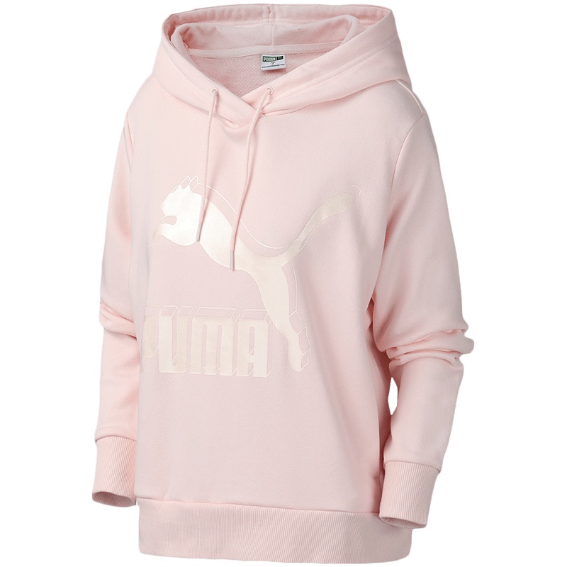 PUMA彪马女装运动服休闲针织连帽卫衣595915