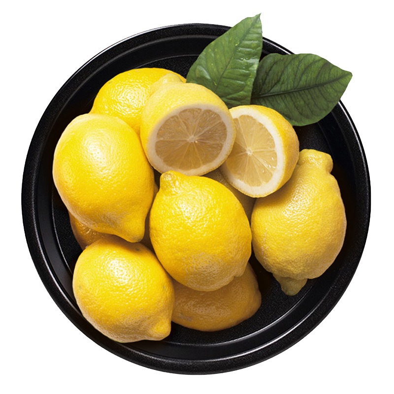 展卉 安岳黄柠檬 20个粒装 单果60-90g 新鲜水果