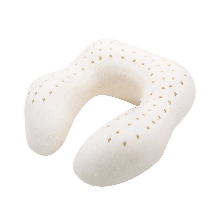 【添然】泰国天然乳胶U型护颈椎枕头男女U形脖子午休趴睡飞机枕 KO015
