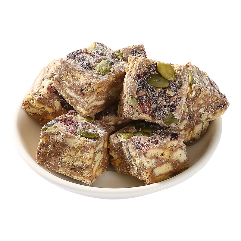 半日闲 ins网红零食蔓越莓雪花酥120g/袋 手工糕点牛扎雪酥奶芙 蛋糕点心甜品 休闲零食小吃