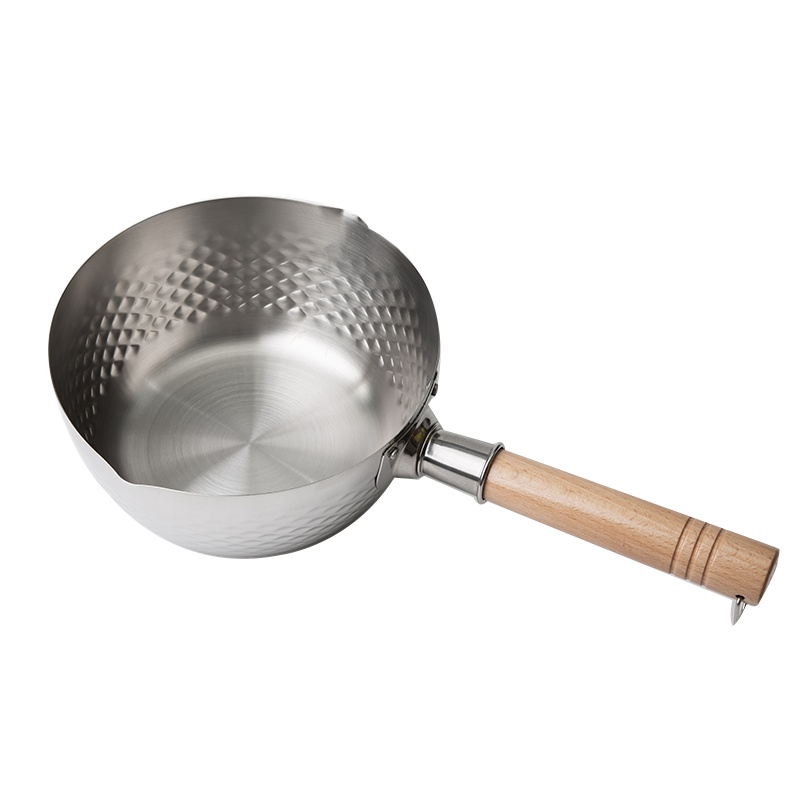 苏宁极物 日式匠心雪平锅 家用煮面泡面锅 煮粥煮汤锅 不锈钢小锅