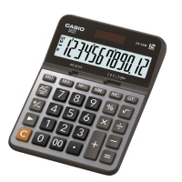 卡西欧12位小号金属面板多功能计算器(金属色/145*103mm)MX-120B