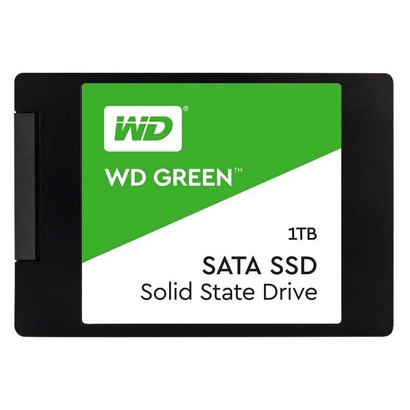 西部数据(WD)Green系列-SSD日常家用普及版 1TB SSD固态硬盘 SATA3.0接口