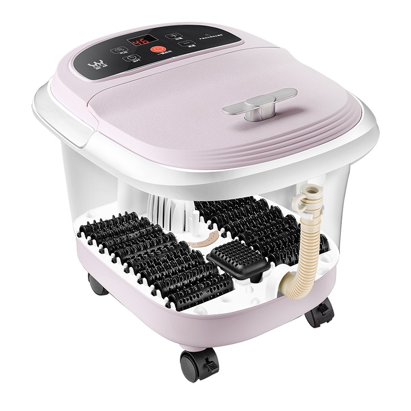 皇威(HUANGWEI)足浴盆 H-3230C智能款粉色 按摩器材加热泡脚盆洗脚盆深桶沐足浴足疗盆泡脚电动恒温