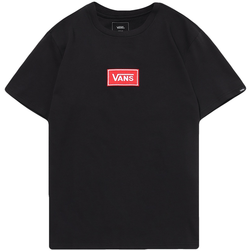 VANS范斯男装运动服休闲短袖T恤VN0A4URSBLK