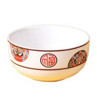 HDST 福禄寿喜系列十二件组脸谱碗筷勺套装FLSX-1652 单套装