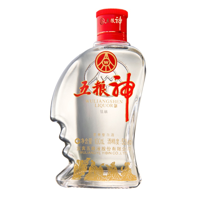 五粮液股份 五粮神佳酿小五哥52度浓香型白酒100ml小酒单瓶装