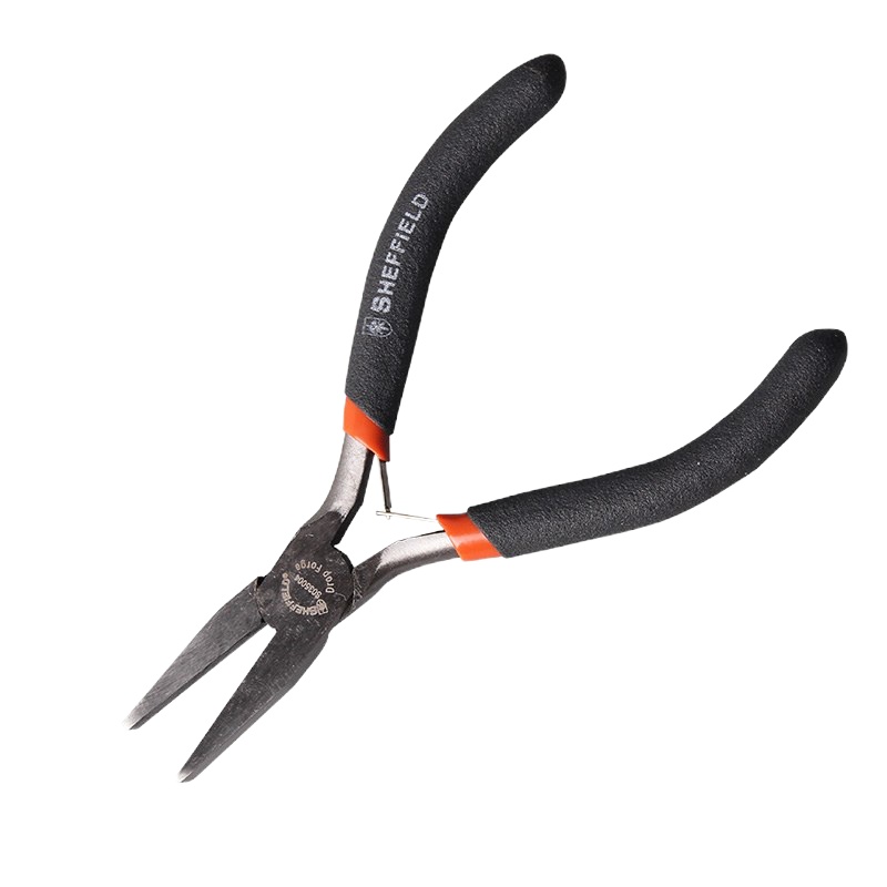 钢盾 扁嘴钳4.5"(麻柄) S035004