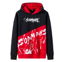 三弦(LA CORDE)秋季男士连帽卫衣青少年个性印花长袖上衣服男款潮流ins潮牌外套LA-MYY-W315