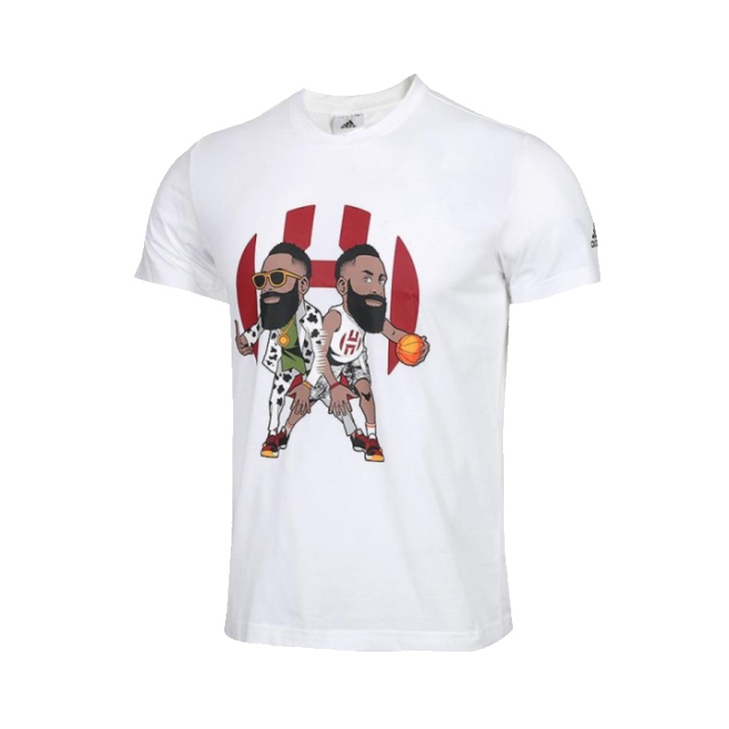 专柜正品Adidas阿迪达斯男装夏季哈登篮球短袖T恤DX6931