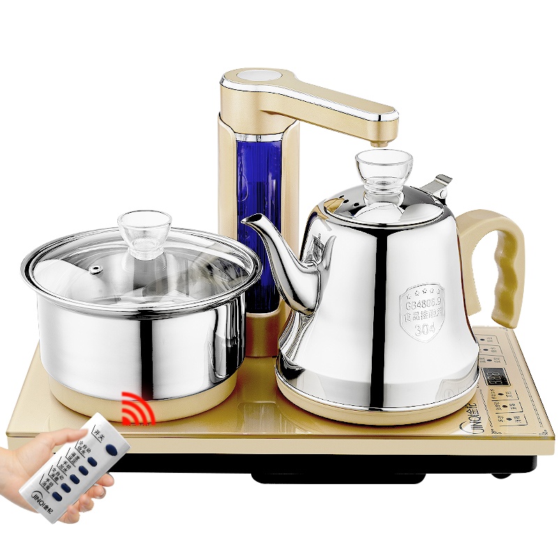 金杞(JINQI)X22全自动上水电热水壶 不锈钢304电热茶炉智能自动断电茶具套装