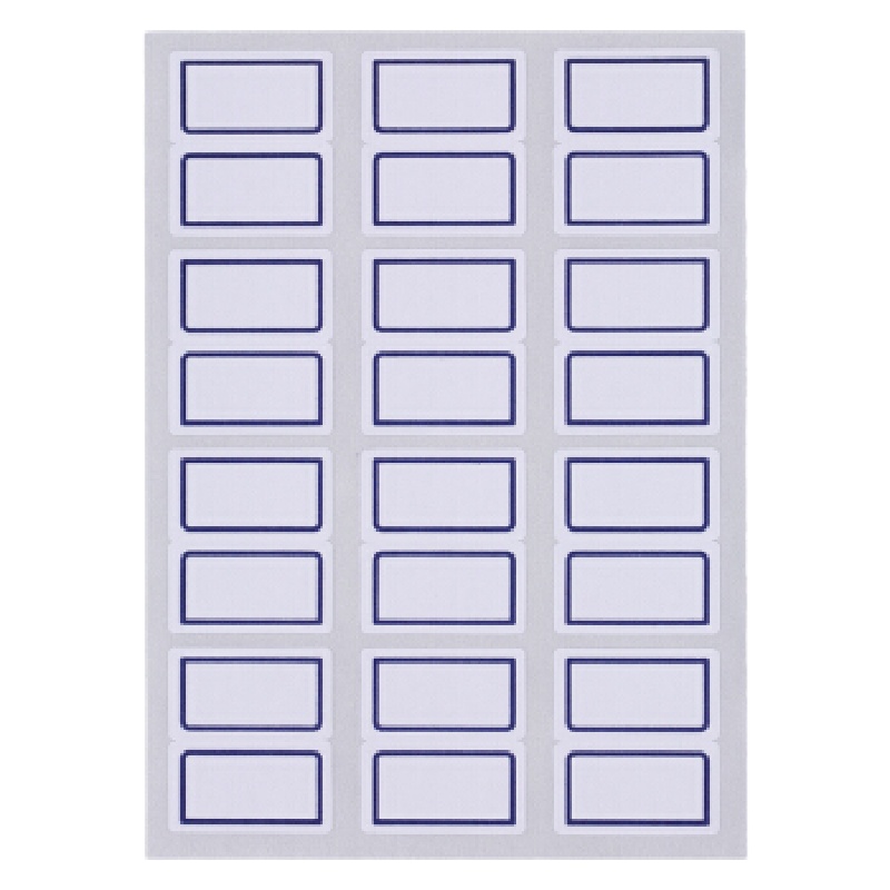 齐心(COMIX) 自粘性标贴 25*30mm(9枚*12张)