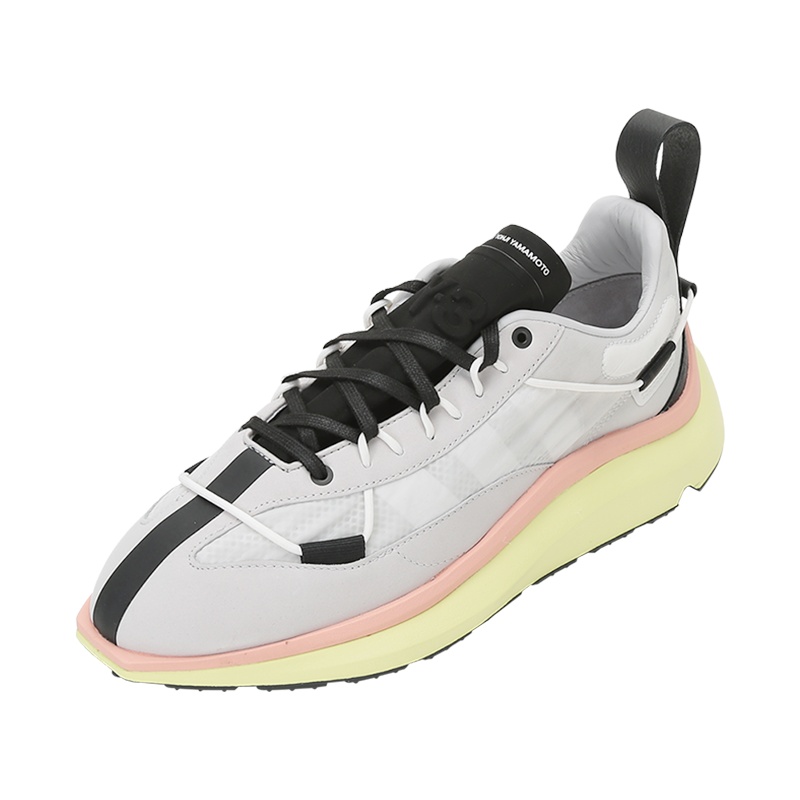 Y-3 男女同款织物配皮SHIKU RUN系带休闲运动鞋FZ4323