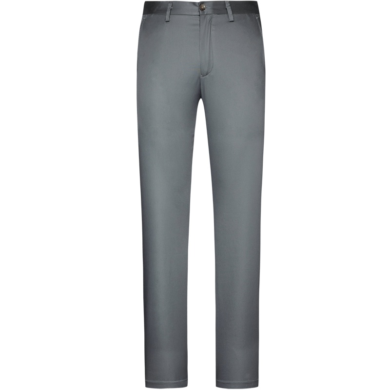 才子男装休闲裤男士2020春夏季新款商务职业上班修身直筒薄款长裤