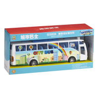 南国城市公交车旅游语音校园巴士模型开门 男孩 电动儿童玩具车