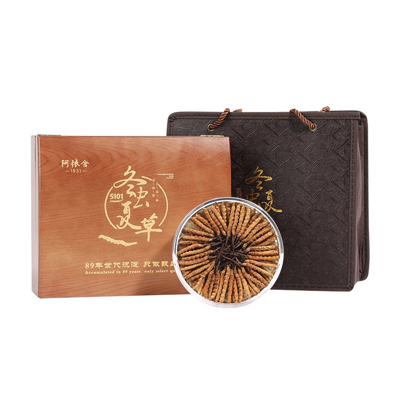阿依舍 冬虫夏草虫草正品冬虫草王 5条/g 30克 150条干货礼盒装