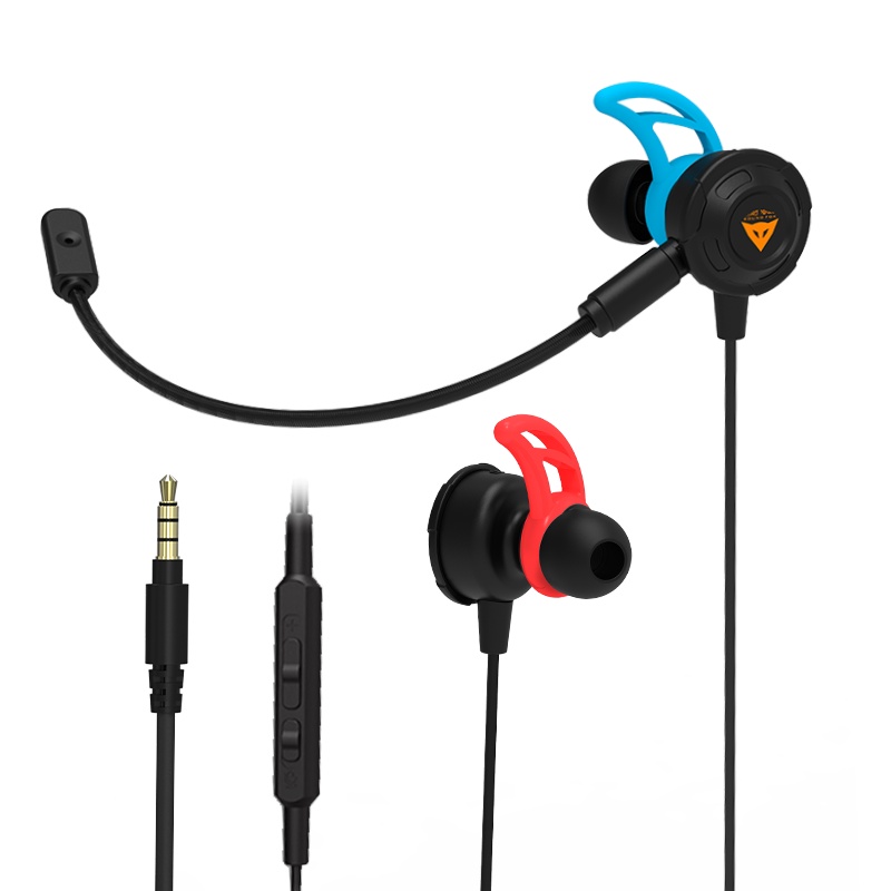 奕狐新品 任天堂主机switch游戏耳机入耳式听声辩位笔记本电脑手机电竞耳麦克风带话筒