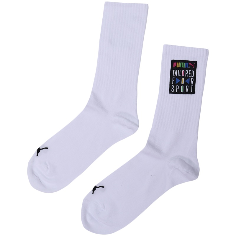 PUMA彪马男袜女袜时尚百搭休闲运动袜跑步训练袜子907717