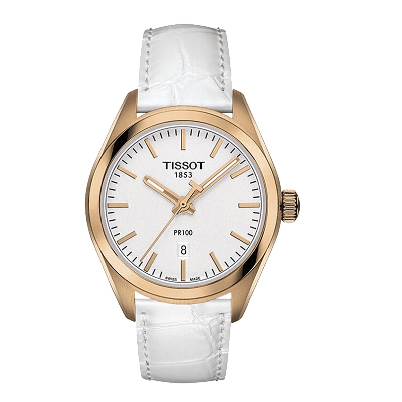 Tissot 天梭PR100系列皮带石英女表T101.210.36.031.01