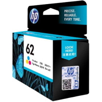 HP 62 号彩色原装墨盒 C2P06AA