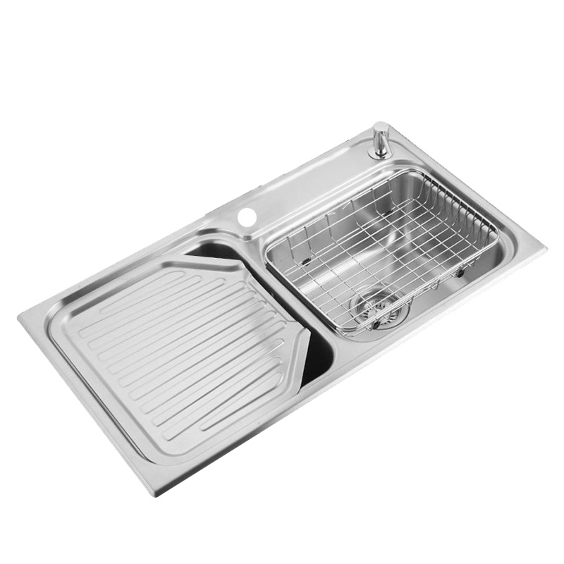 科勒水槽304不锈钢手工加厚厨房洗碗池洗菜盆家用台下式厨盆97830
