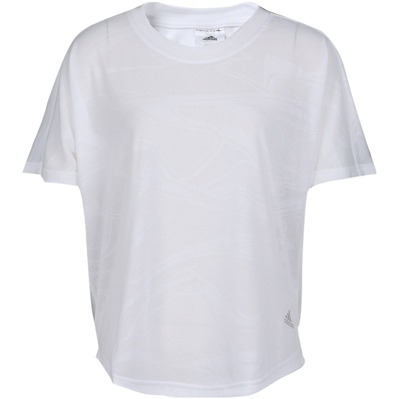 adidas阿迪达斯 Aeroknit Tee 女子训练系列夏季款短袖T恤 CZ8011