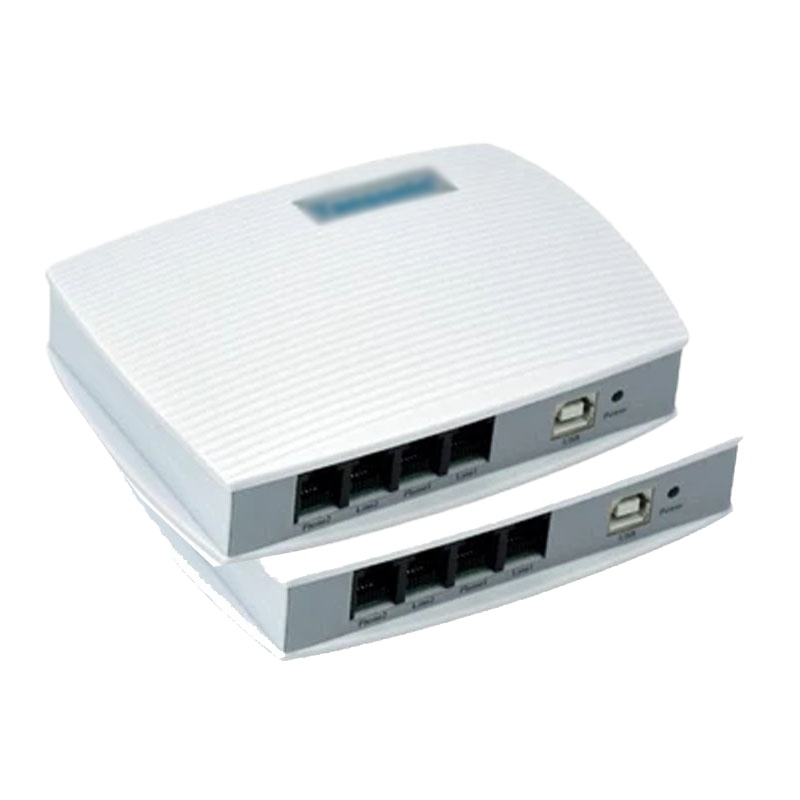 COMIX T5U4电话录音盒 4路录音系统