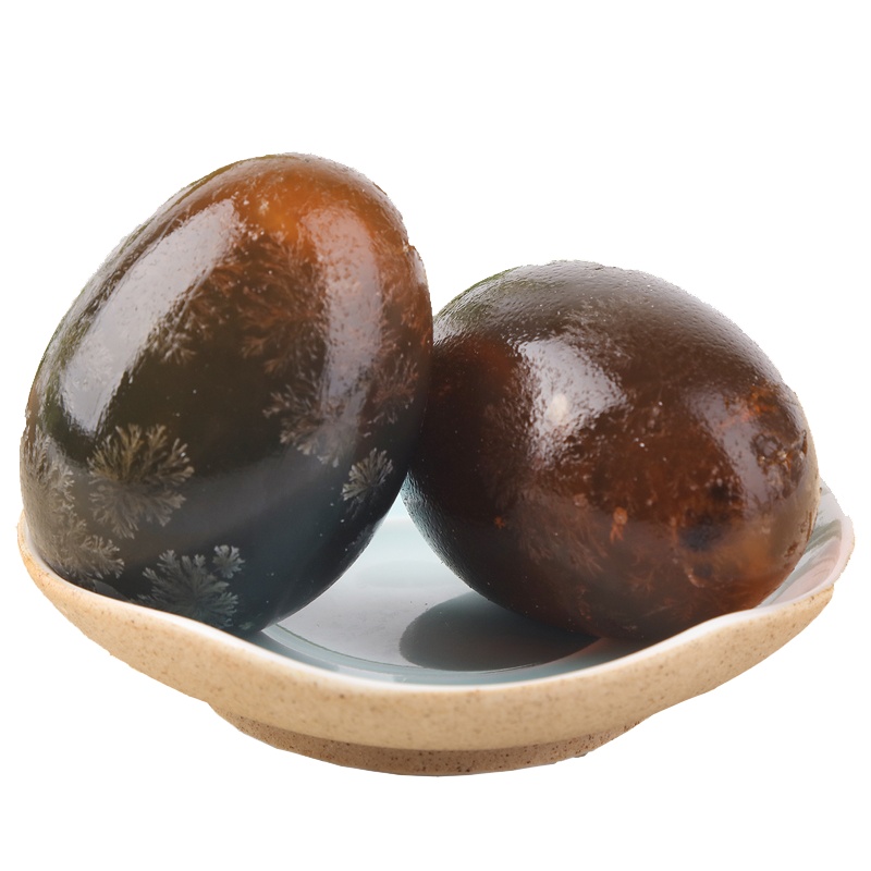 松花蛋糖心皮蛋20枚装 50-60克 农家散养麻鸭蛋变蛋特产