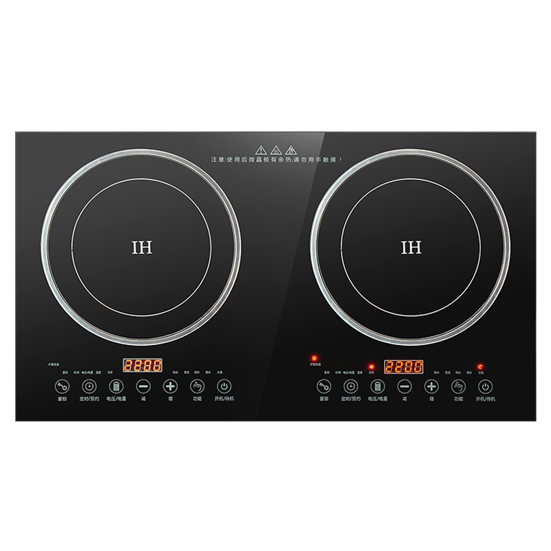 aorihp22双头电磁炉双灶电陶炉嵌入式台式智能一体灶台家用 大尺寸735*415双头电磁炉