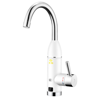 沃牧 WM-001-D2 电热水龙头下进水白色竖款