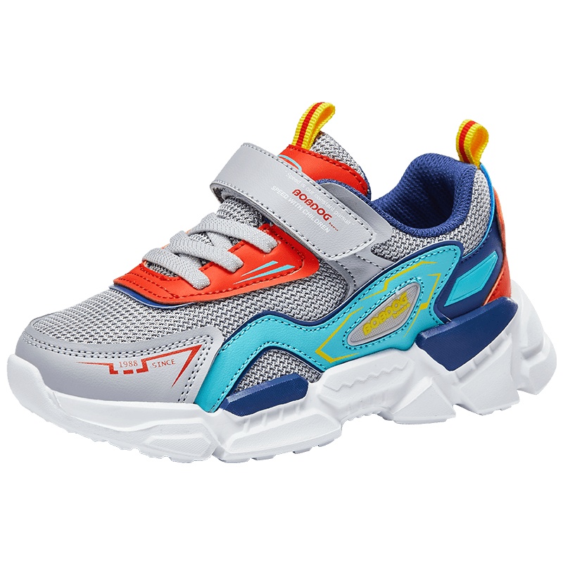 巴布豆house童鞋男童2021运动休闲鞋时尚潮减震中大童老爹鞋儿童跑步鞋BX21525