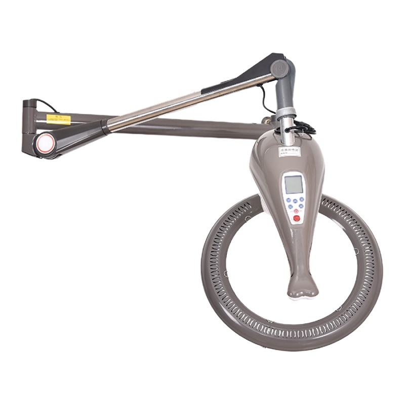 美发加热器黄金蛋烘发机发廊定型冷烫加热机器海豚飞碟加速器烫发机 吊式电脑版(灰色)